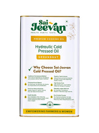 Sai-Jeevan Naturally Cold Pressed Groundnut Oil 5L
