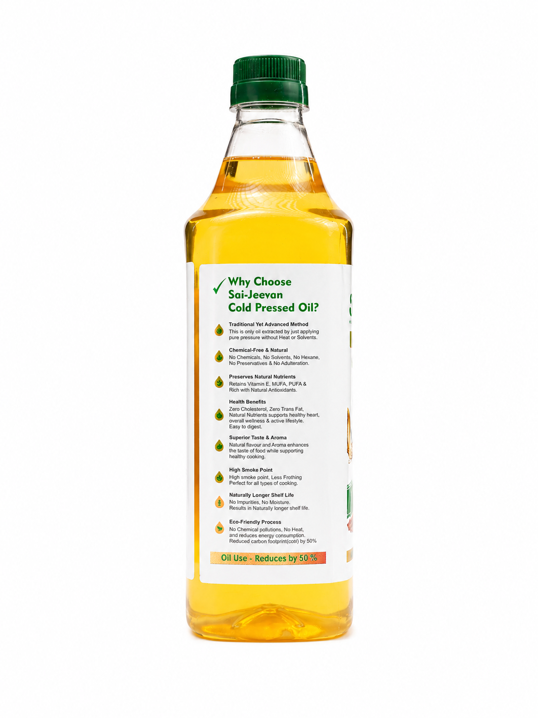 Sai-Jeevan Naturally Cold Pressed Groundnut Oil 1L