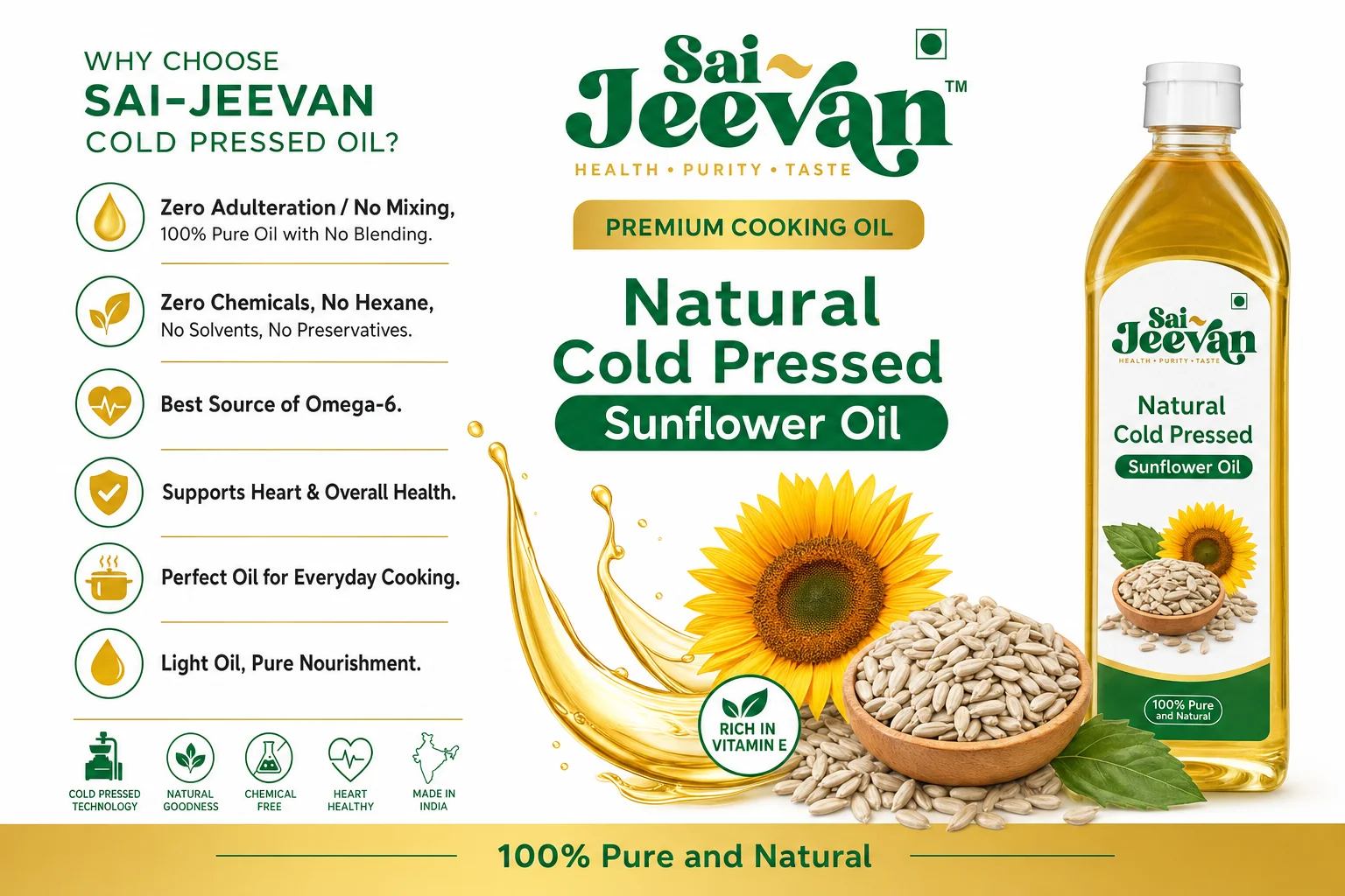 Sunflower Oil — Nutrient Facts
